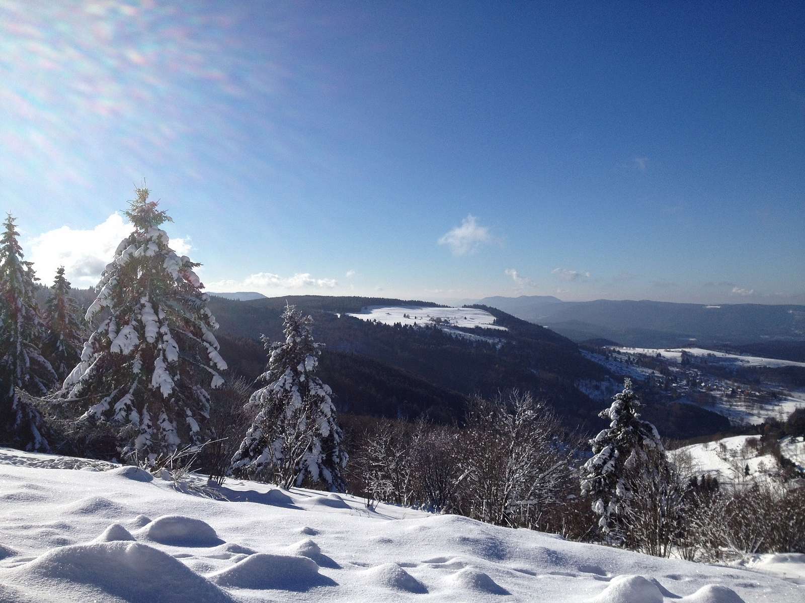 The Bruche Valley in winter